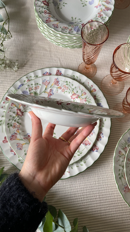 Assiettes anglaises fleuries #id29