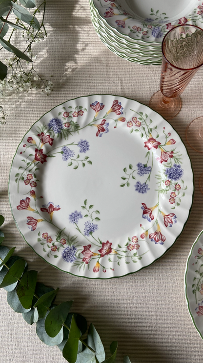 Assiettes anglaises fleuries #id29
