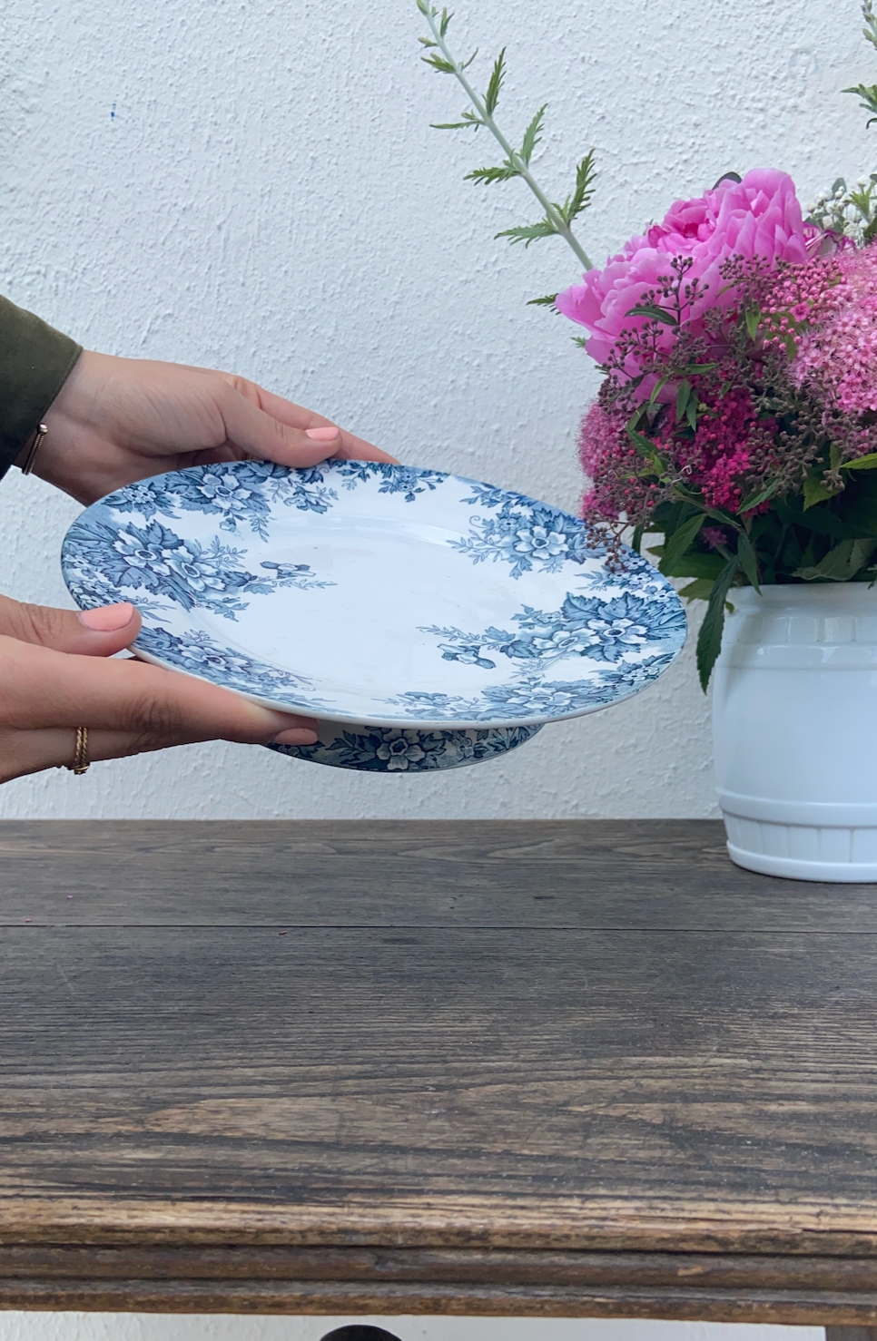 Plat piédouche Marie Louise #id31