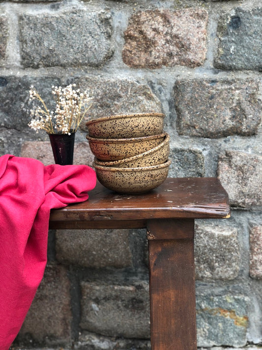 Bol Grès Cuits à la Flamme