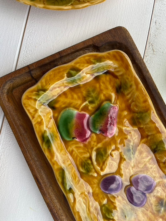 Plat à cake Barbotine fruits