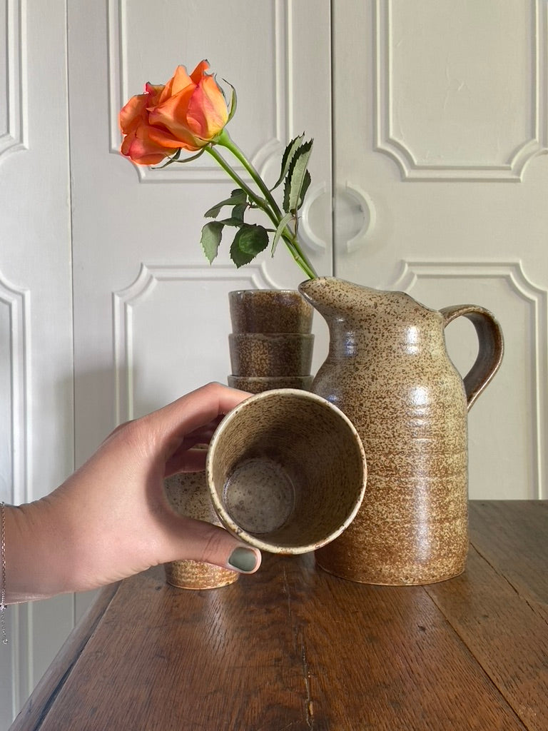 Service Orangeade en grès