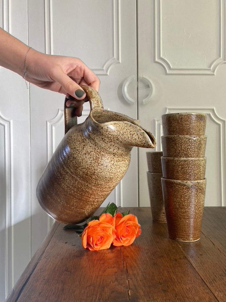 Service Orangeade en grès