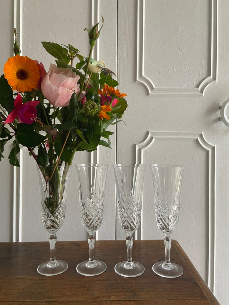 Flutes à champagne x4 #id44