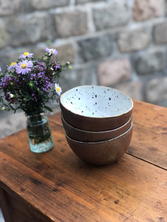 Bols - poterie mouchetée