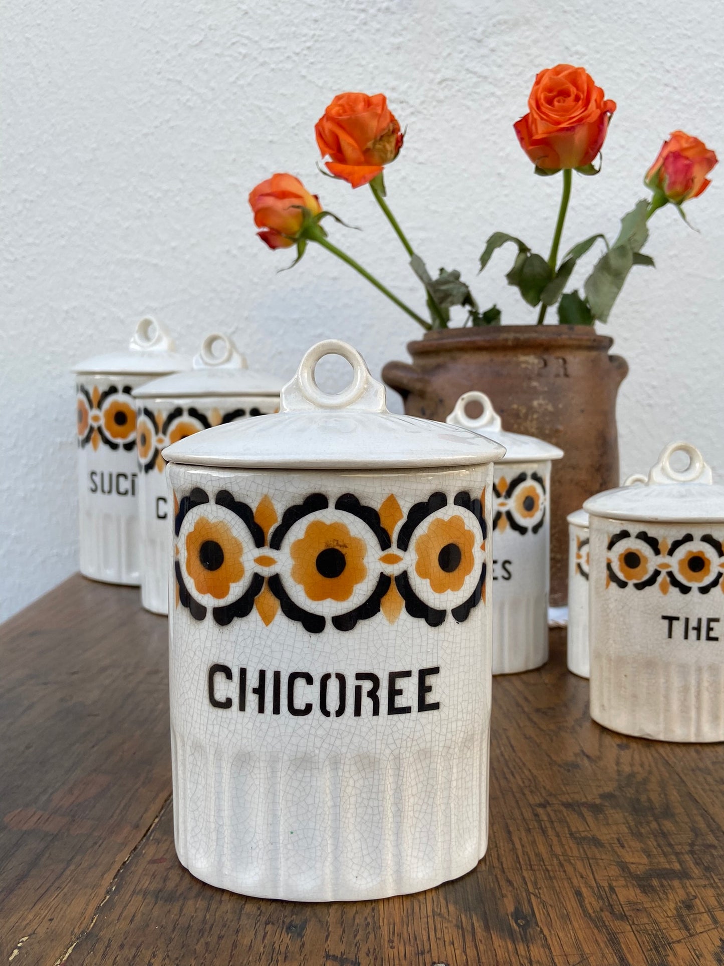 Suite de pots à épices