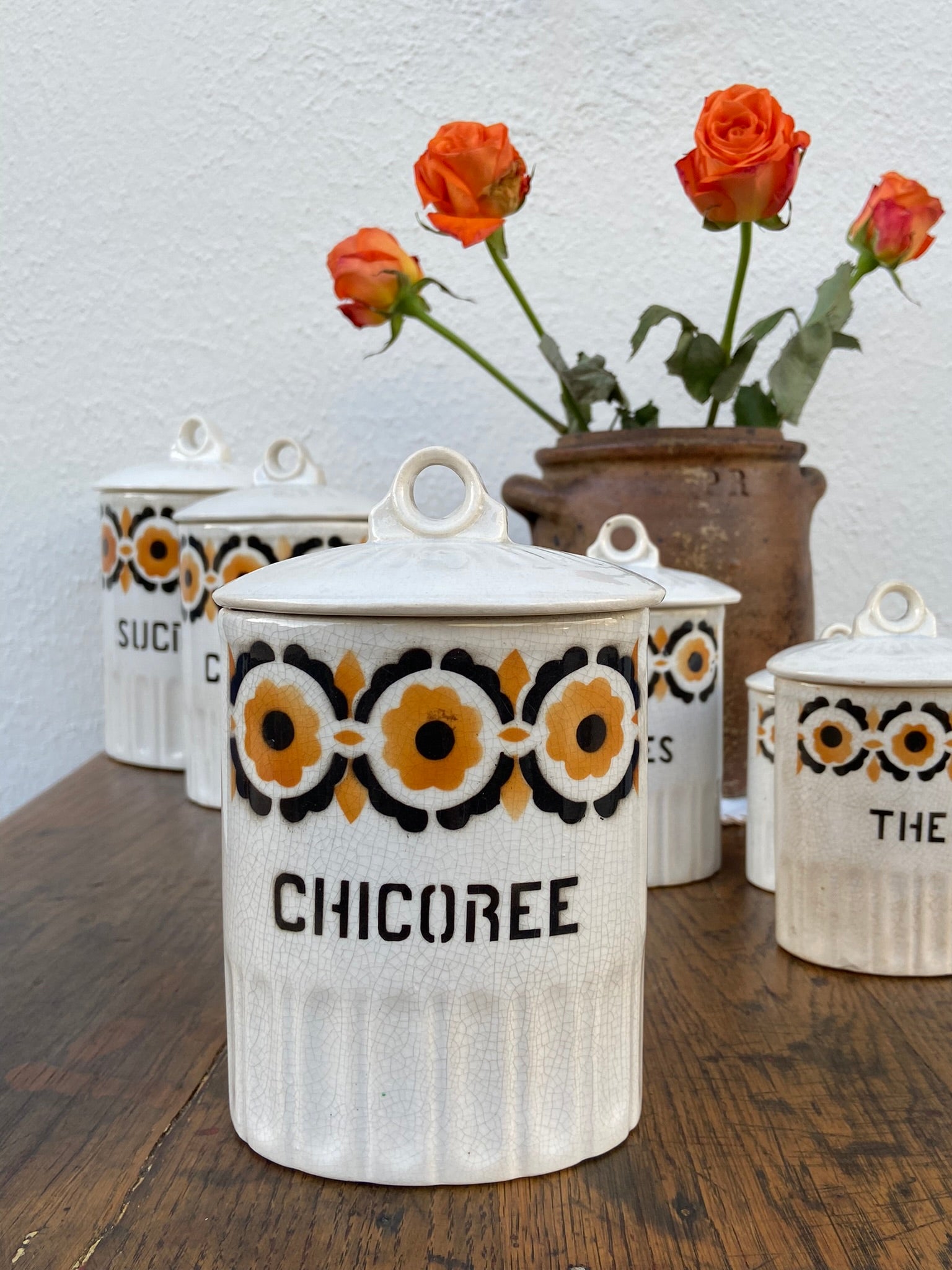 Suite de pots à épices