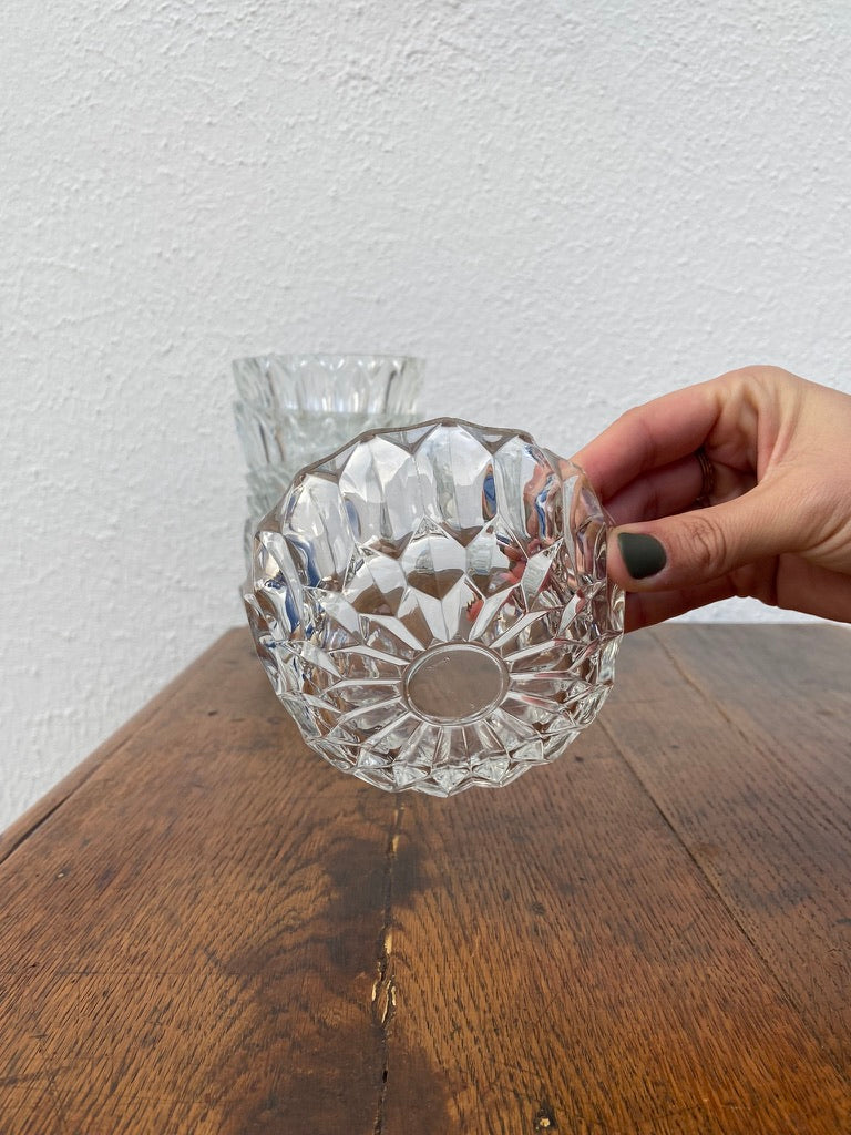 Coupelles verre ciselé