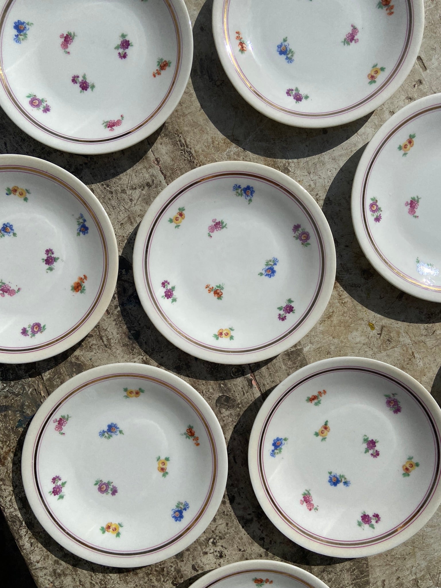 Assiette dessert Fleurettes