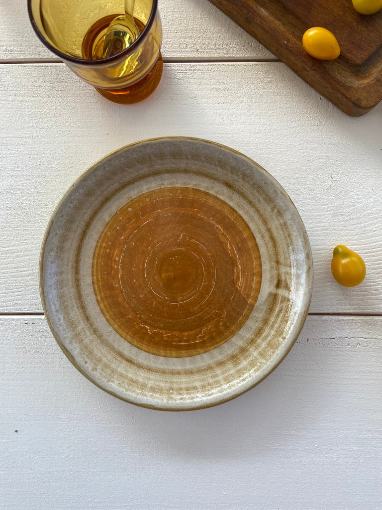 Assiettes dessert en grès