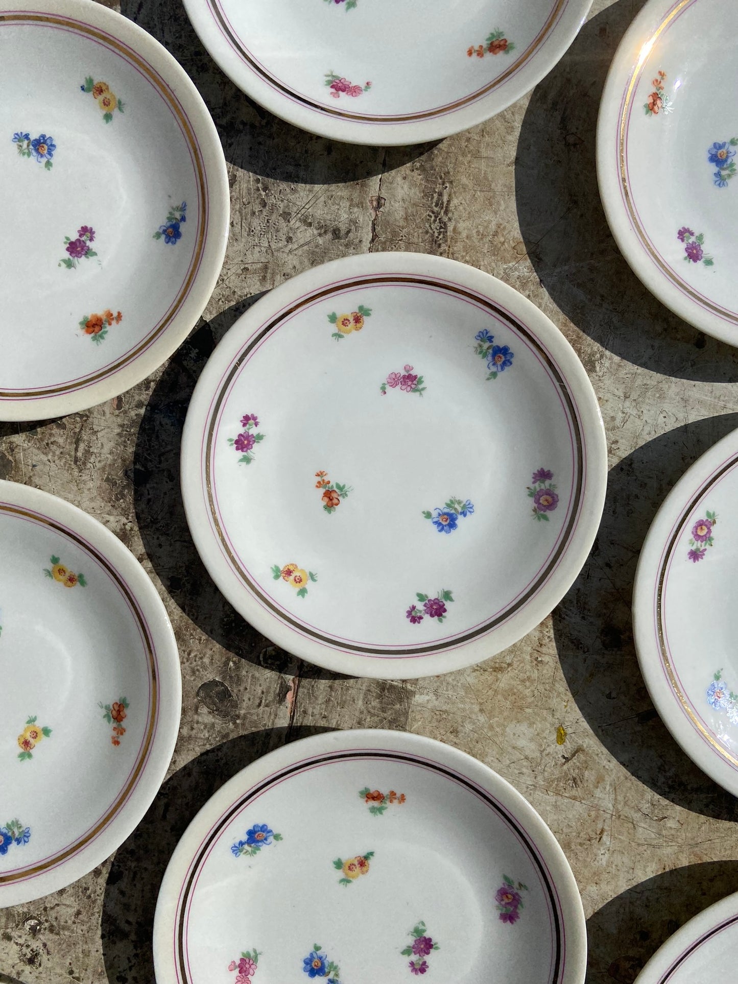 Assiette dessert Fleurettes