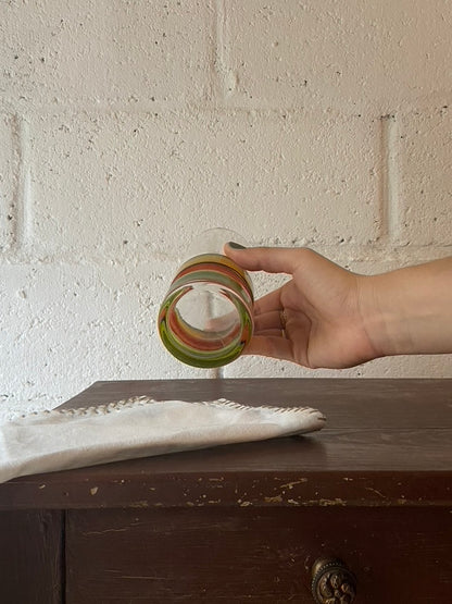 Verres pop tricolores