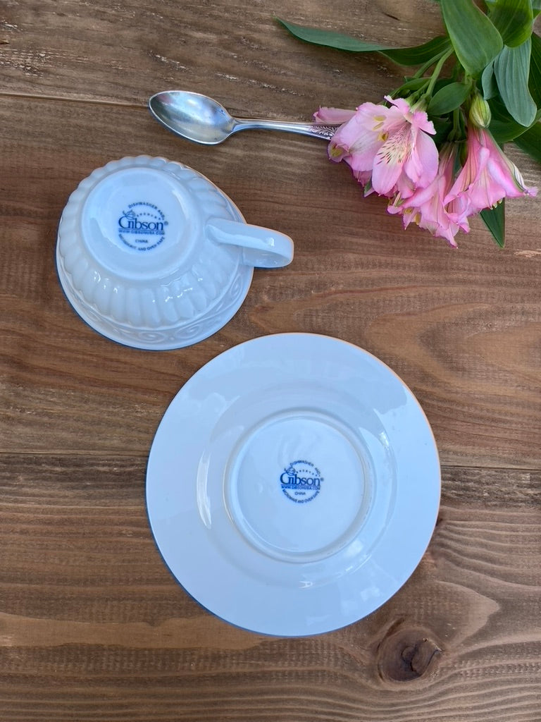 Grandes tasses Anglaises blanches #id23