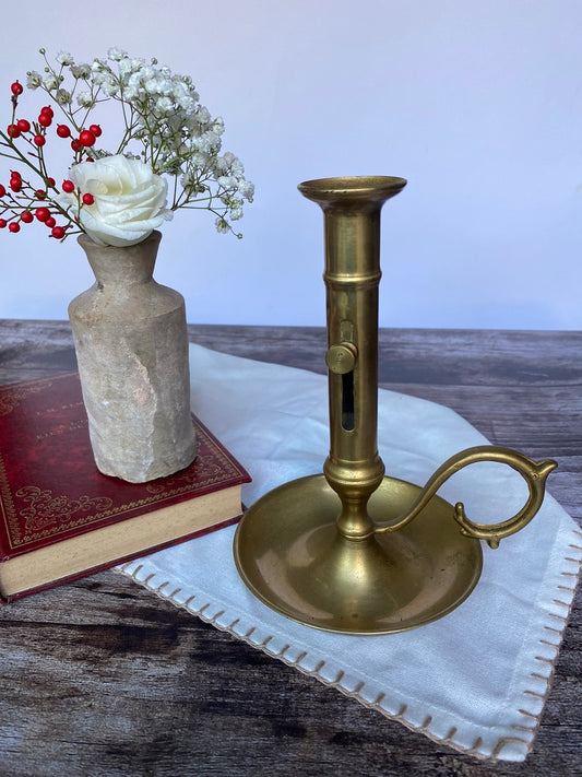 Grand Bougeoir en Laiton