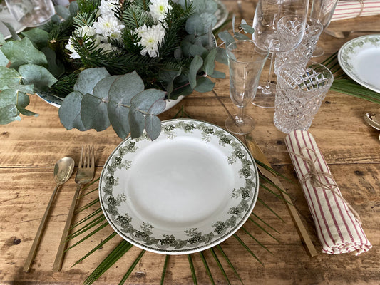 Assiette terre de fer Violetta