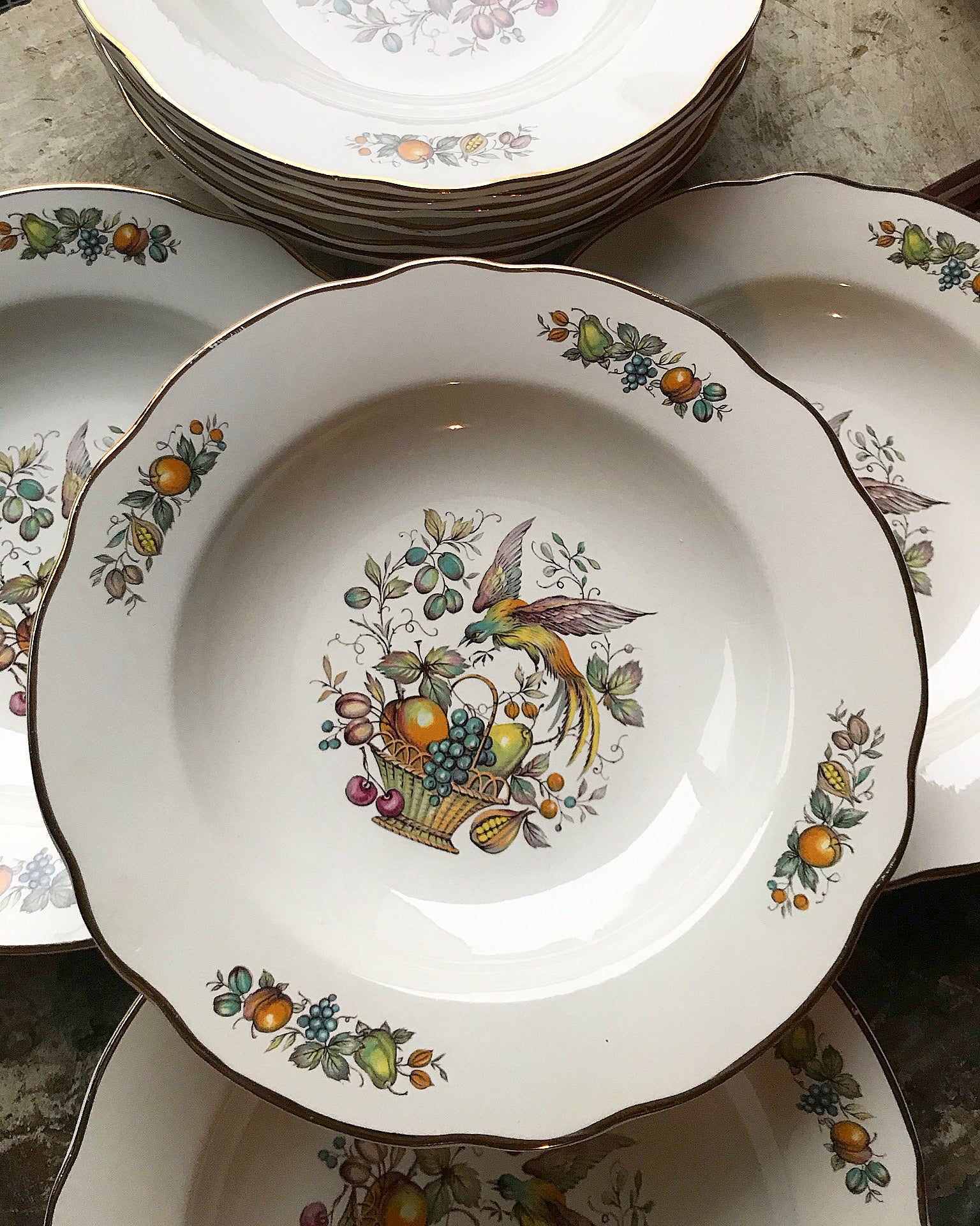 Assiettes creuses Digoin