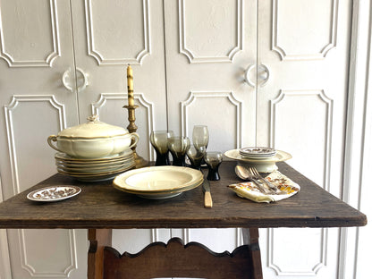 Assiettes Limoges crème