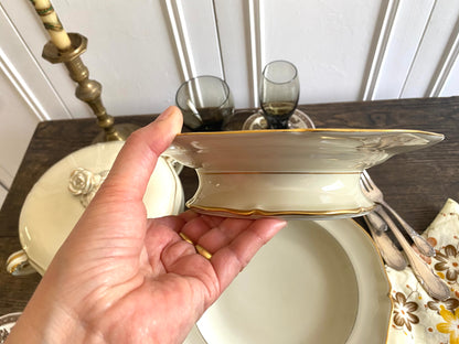 Assiettes Limoges crème