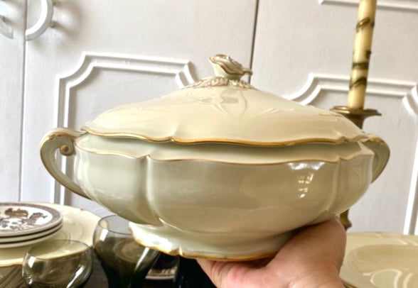 Assiettes Limoges crème