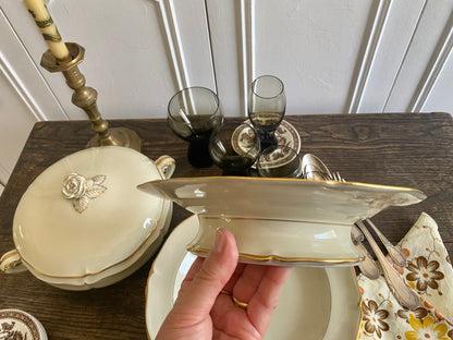 Assiettes Limoges crème