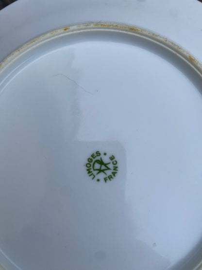 Service limoges dessert fleurettes