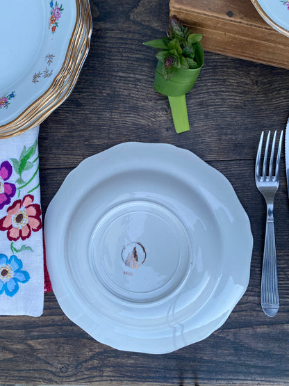 Assiettes aux fleurs L’Amandinoise
