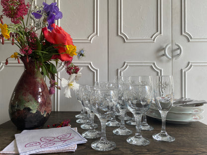Verre fleurette Blanquillas