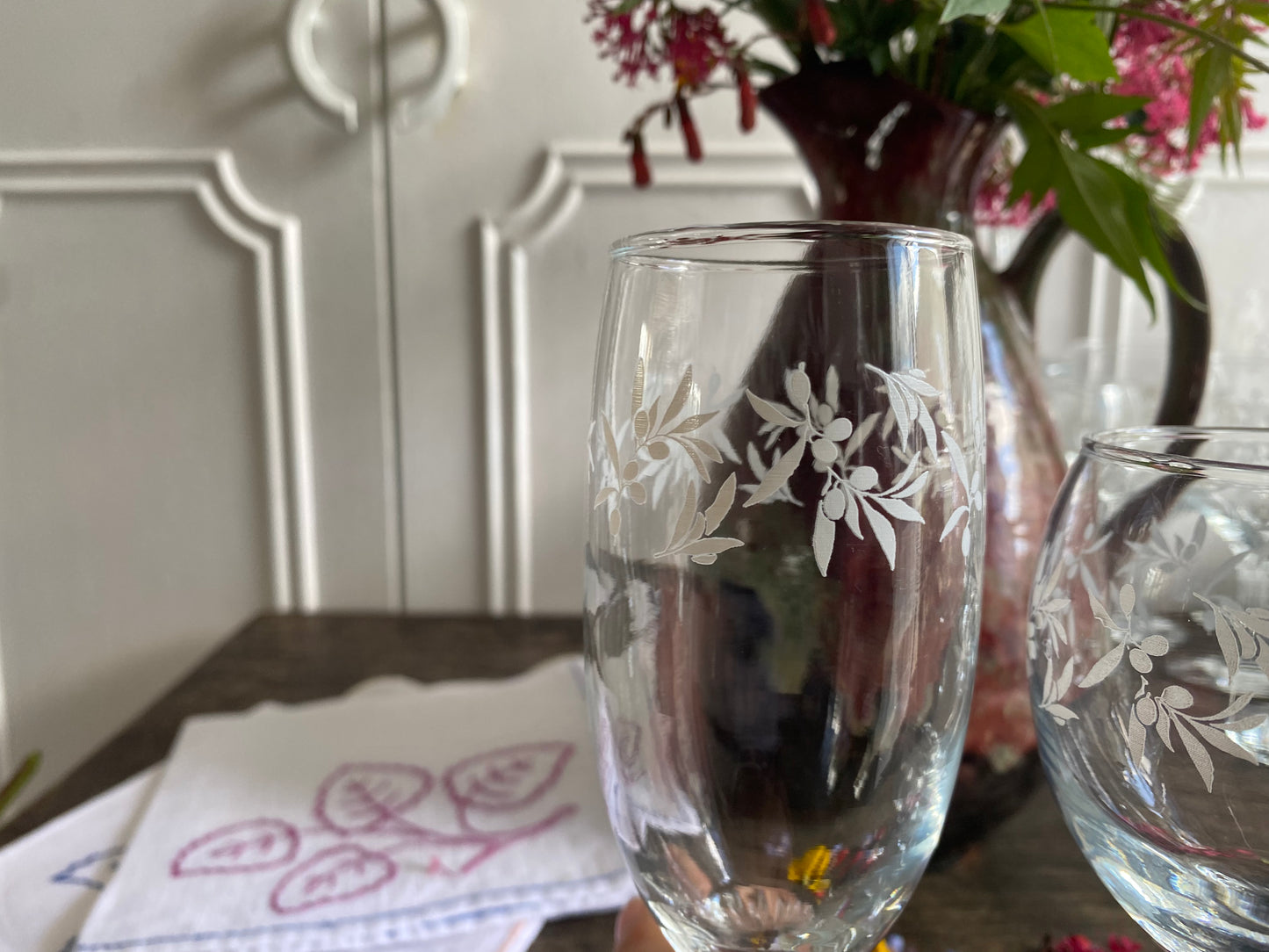 Verre fleurette Blanquillas