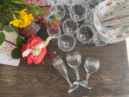 Verre fleurette Blanquillas