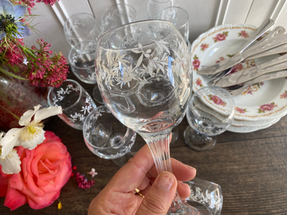 Verre fleurette Blanquillas