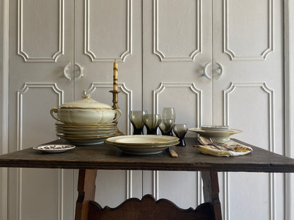 Assiettes Limoges crème