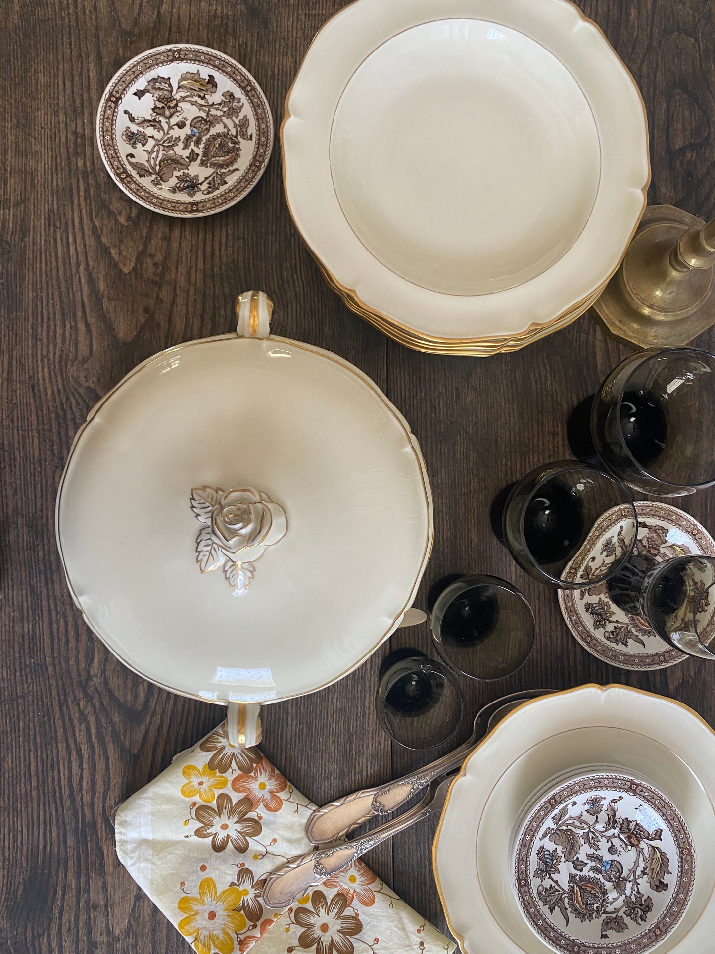 Assiettes Limoges crème