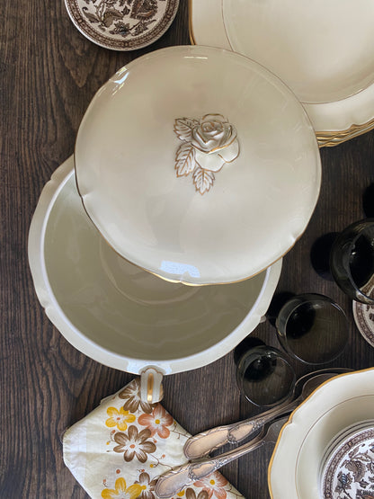 Assiettes Limoges crème