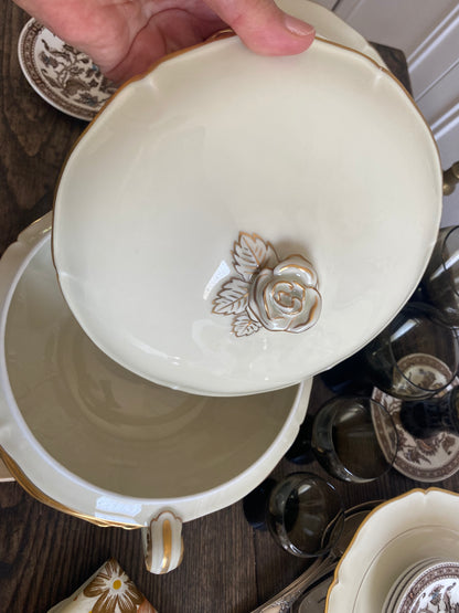 Assiettes Limoges crème