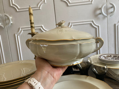 Assiettes Limoges crème
