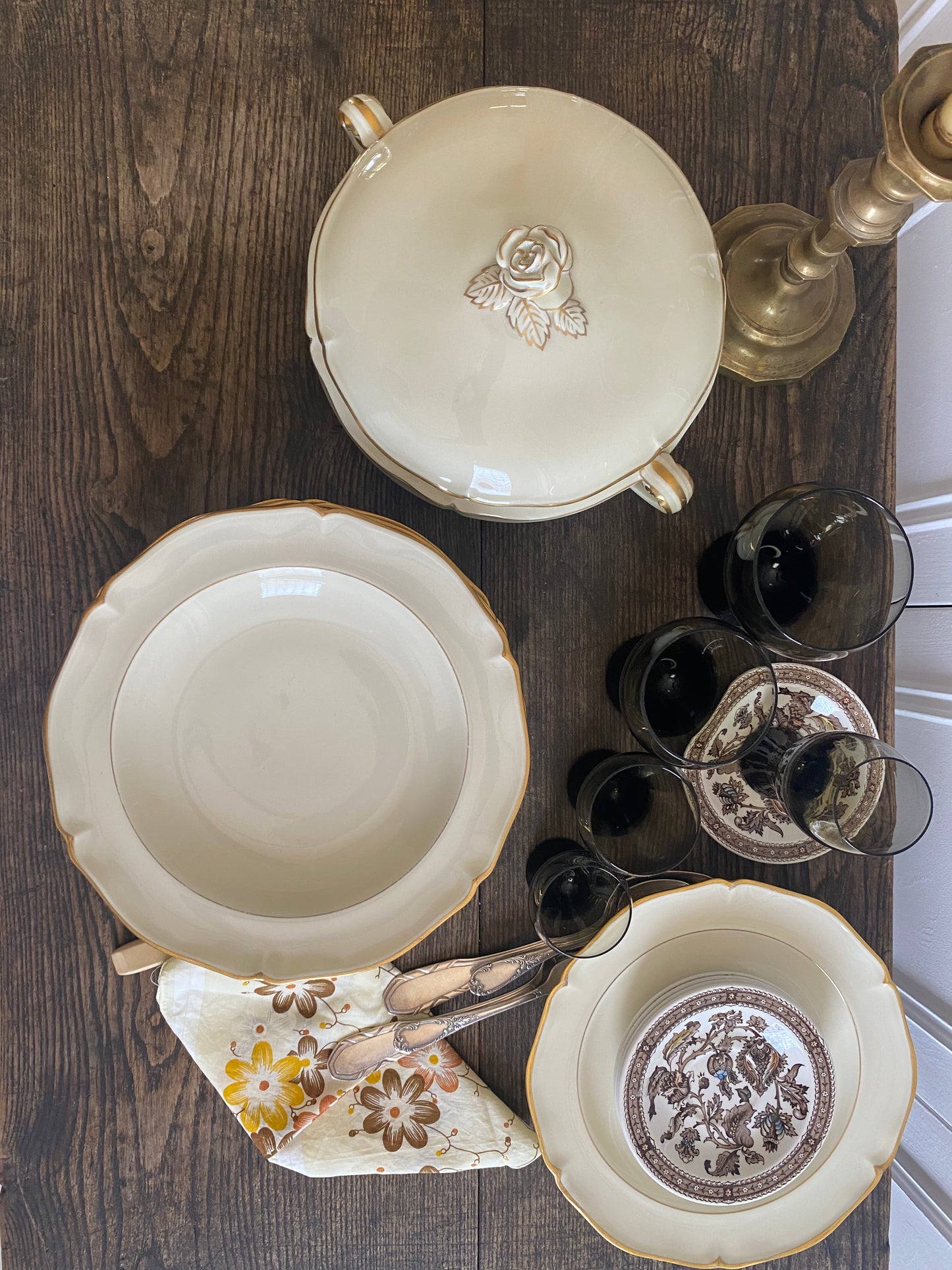 Assiettes Limoges crème