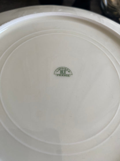 Assiettes Limoges crème