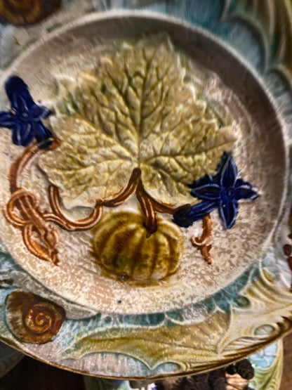 Assiettes à dessert escargots Barbotine