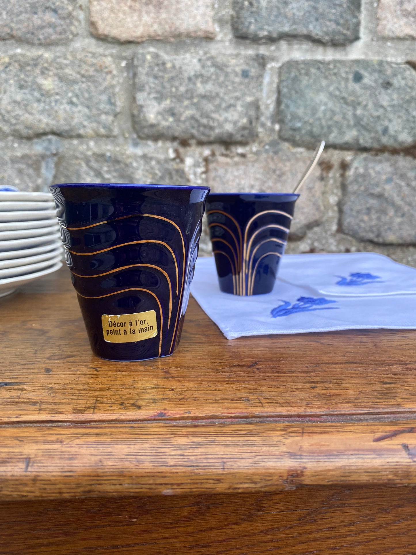 Gobelets Limoges Marcel Franck