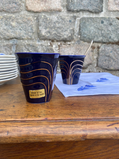 Gobelets Limoges Marcel Franck