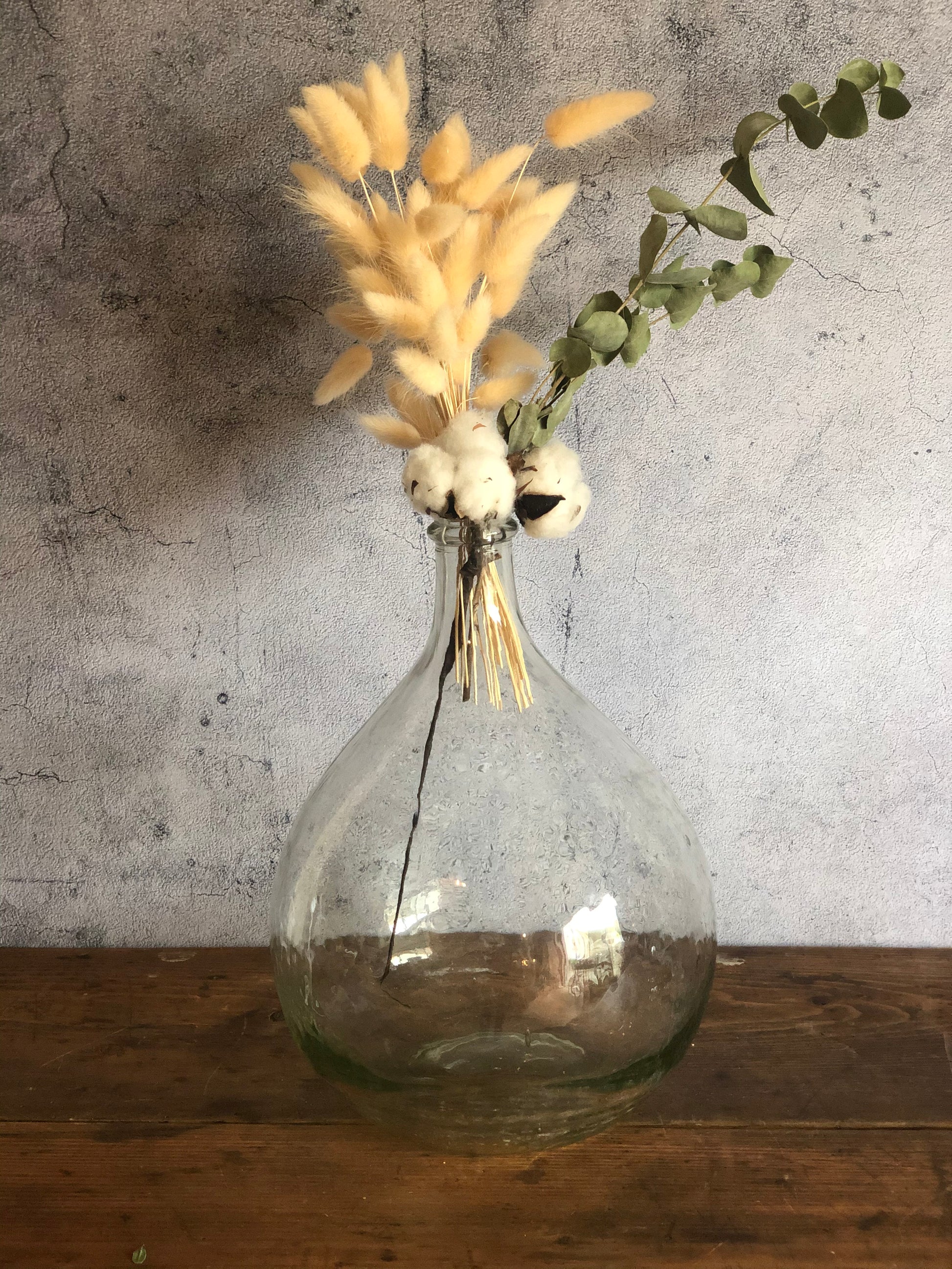 Dame jeanne transparente