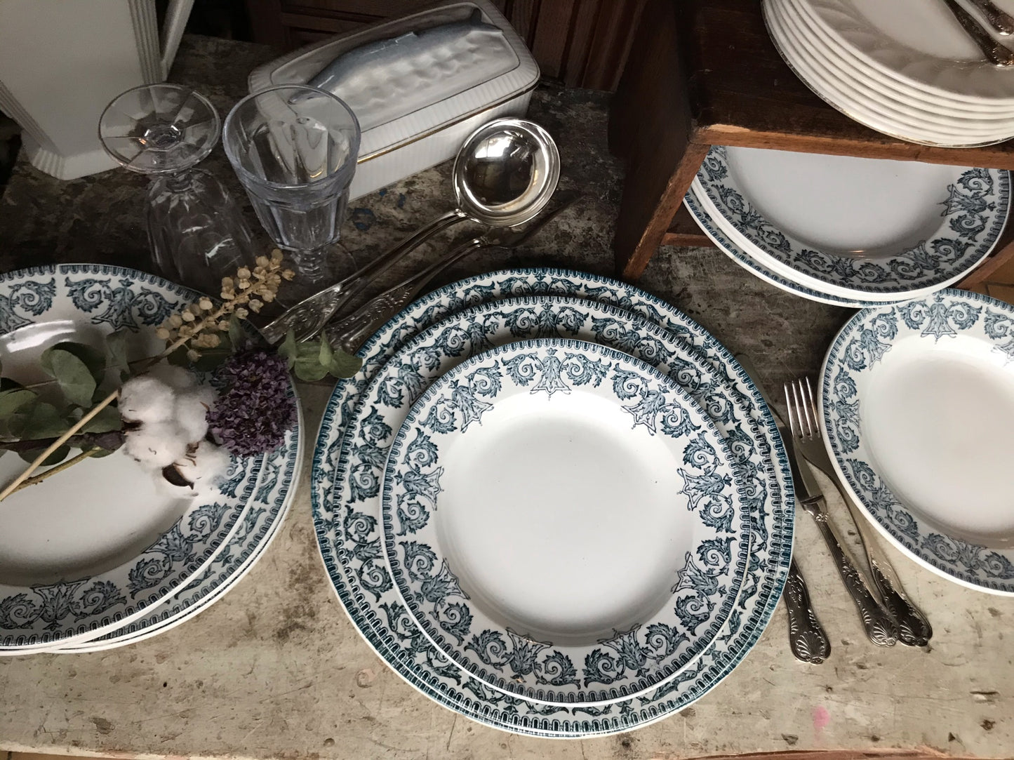 Assiettes Creuses Terre de Fer