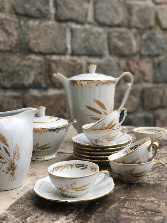 Service café en porcelaine