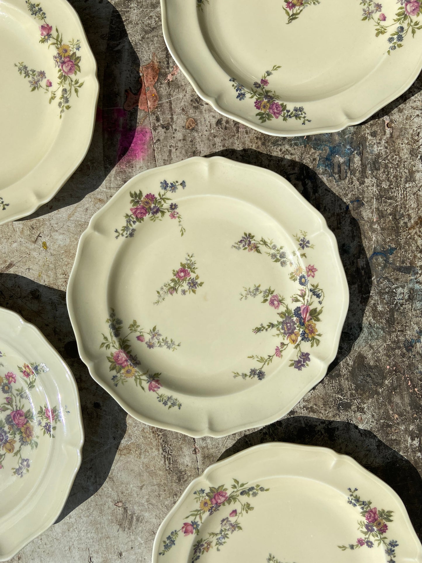 Assiettes Limoges Crème