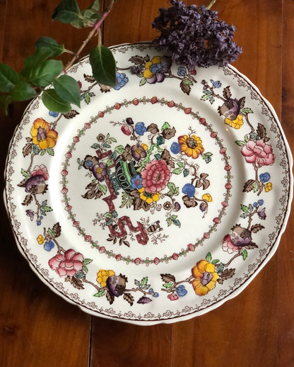 Paire d'assiettes Anglaises