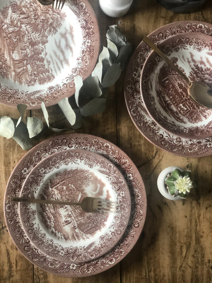 Assiettes creuses Churchill Marron