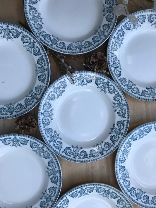 Assiettes Creuses Terre de Fer