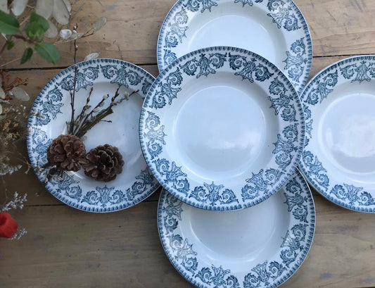 Assiettes Creuses Terre de Fer