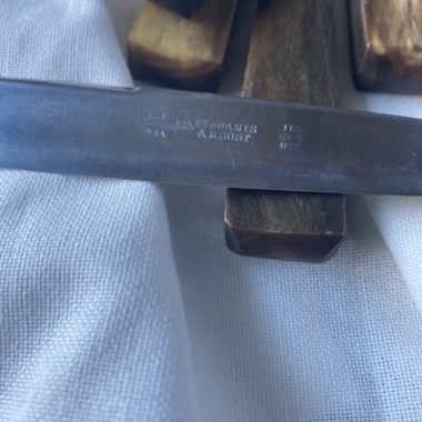 couteaux corne et acier 1950
