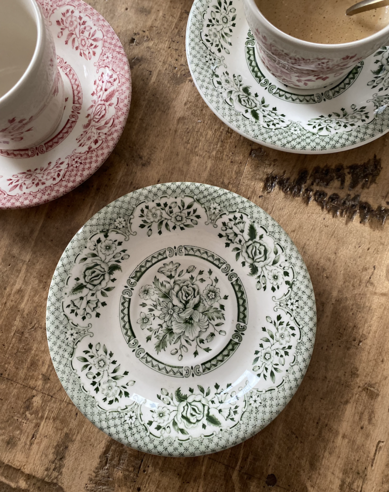 tasses anglaises anciennes